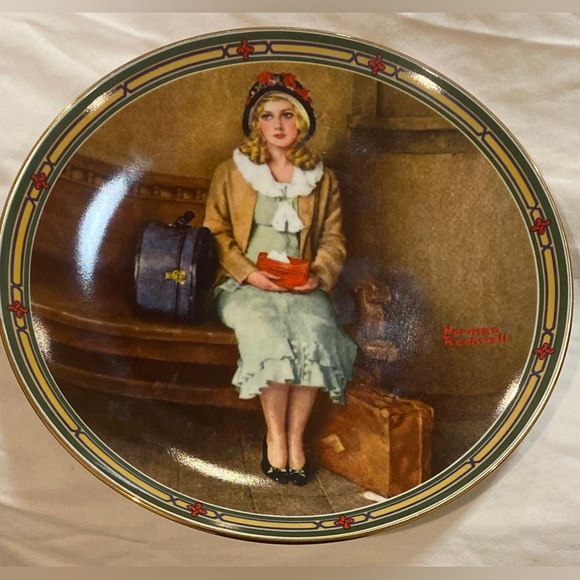 Other - Norman Rockwell’s A Young Girl’s Dream Collectible Plate